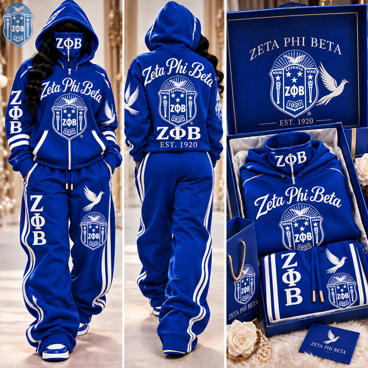 Premium Masked Hoodie Tracksuit Set HANNN TND ZPB 19102614