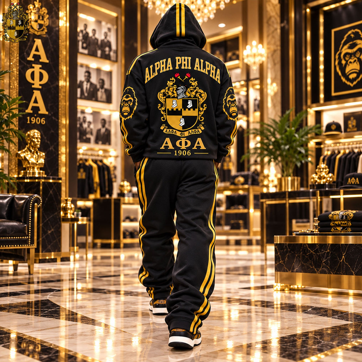 Premium Masked Hoodie Tracksuit Set HANNN TND APA 2010264