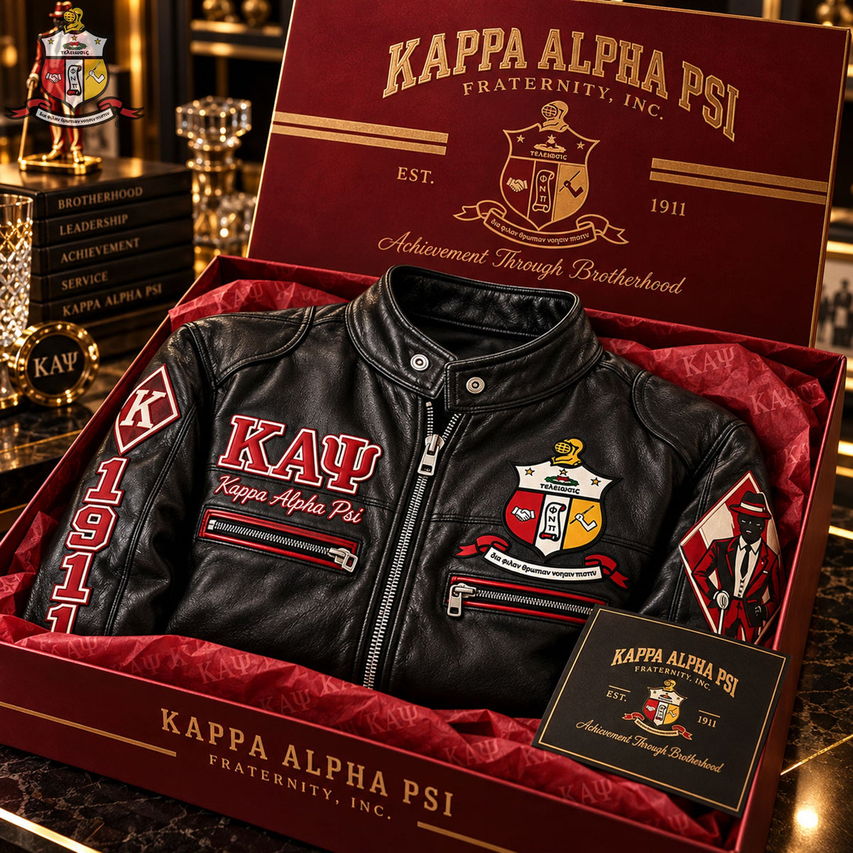 Men's Leather Jacket HANNN TND KAP 2010267