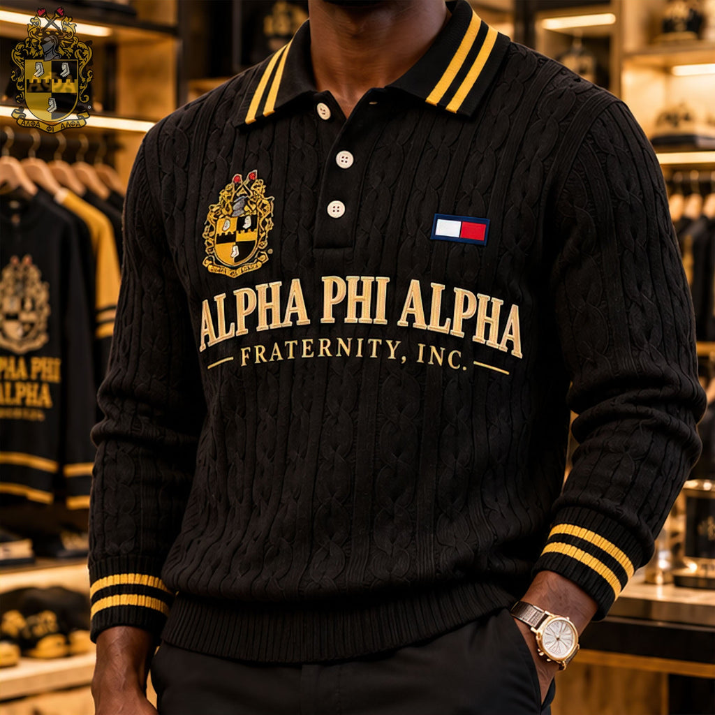 Premium Cable-Knit Polo HANNN TND APA 3010269