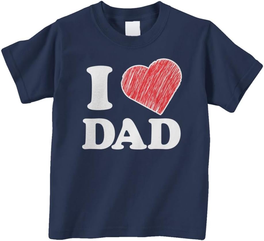 Threadrock Little Boys' I Love Dad Infant\/Toddler