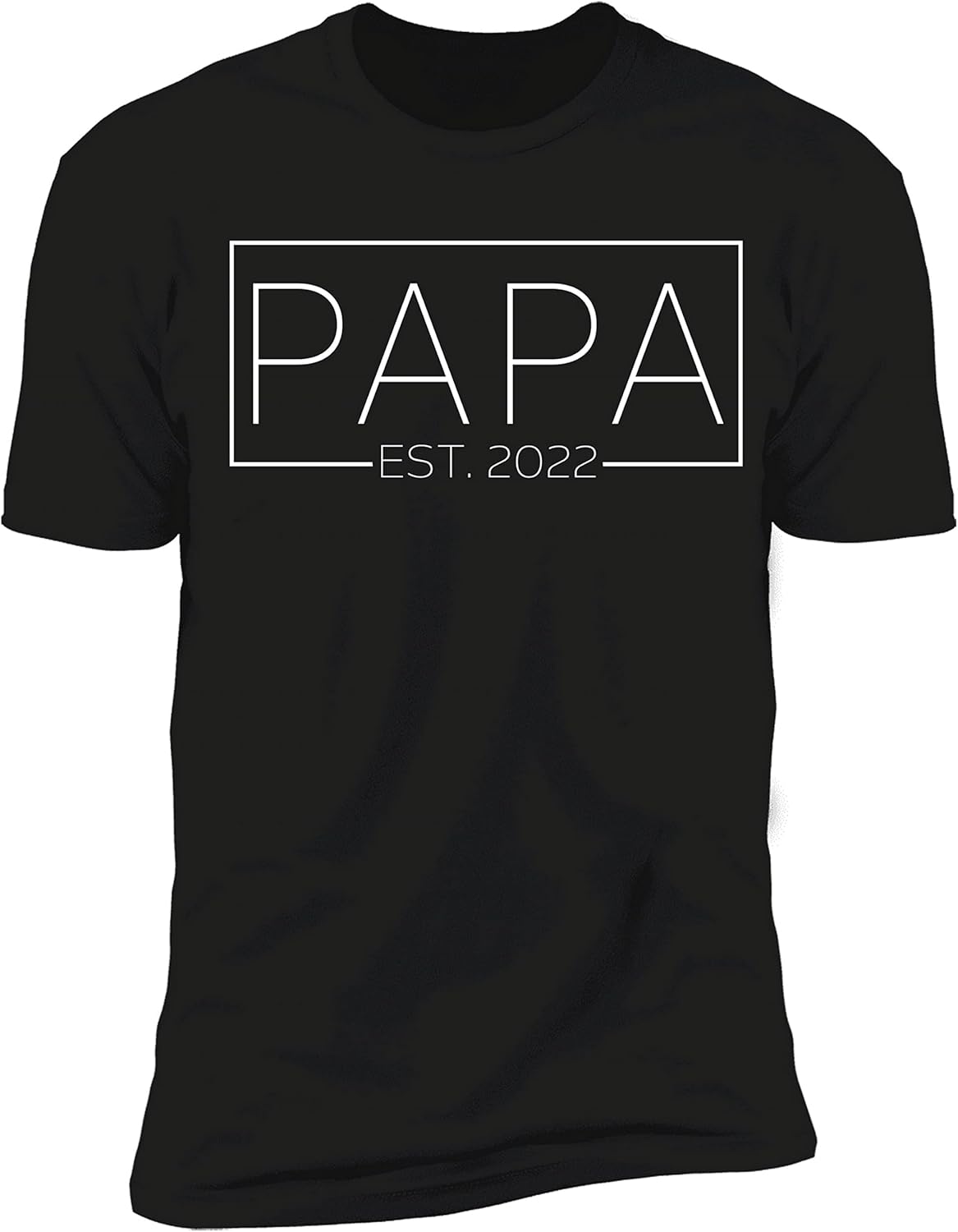 NAZENTI Personalized Fathers Day T-Shirt, Dad Papa Fist Bump Flag Shirt, Grandpa Papa Shirt, Gifts for Fathers Day
