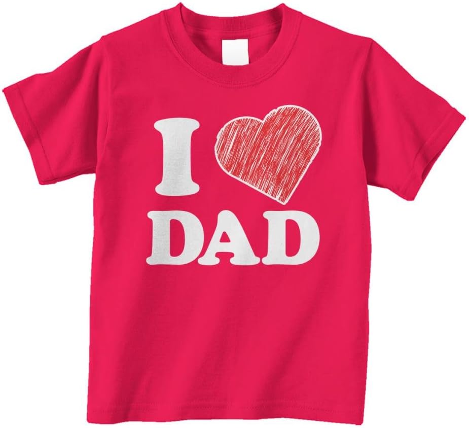 Threadrock Little Boys' I Love Dad Infant\/Toddler