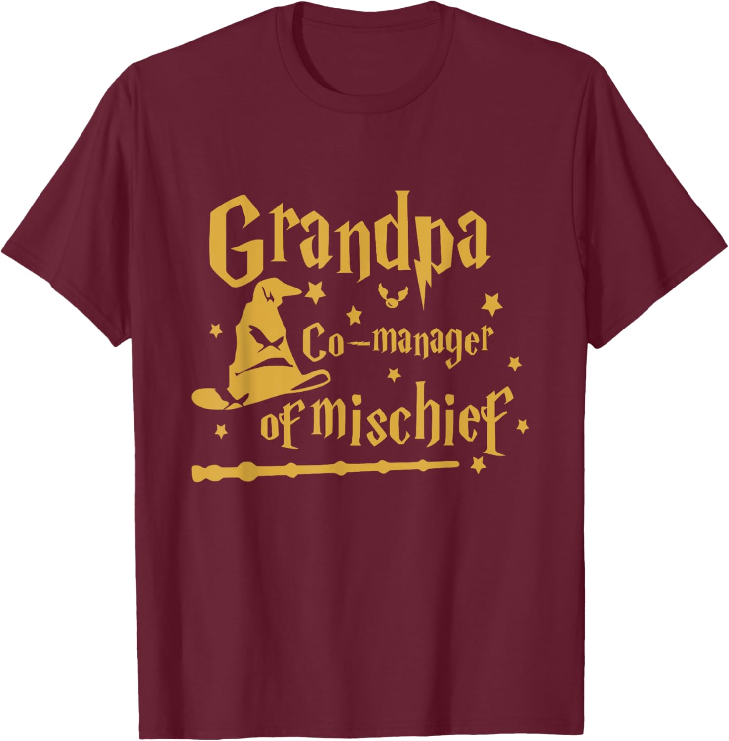 Funny Men Magical Grandpa Manager of Mischief Father's Day