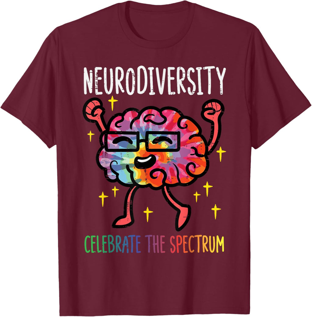 Neurodiversity Brain Autism Awareness ASD ADHD Men Women Kid