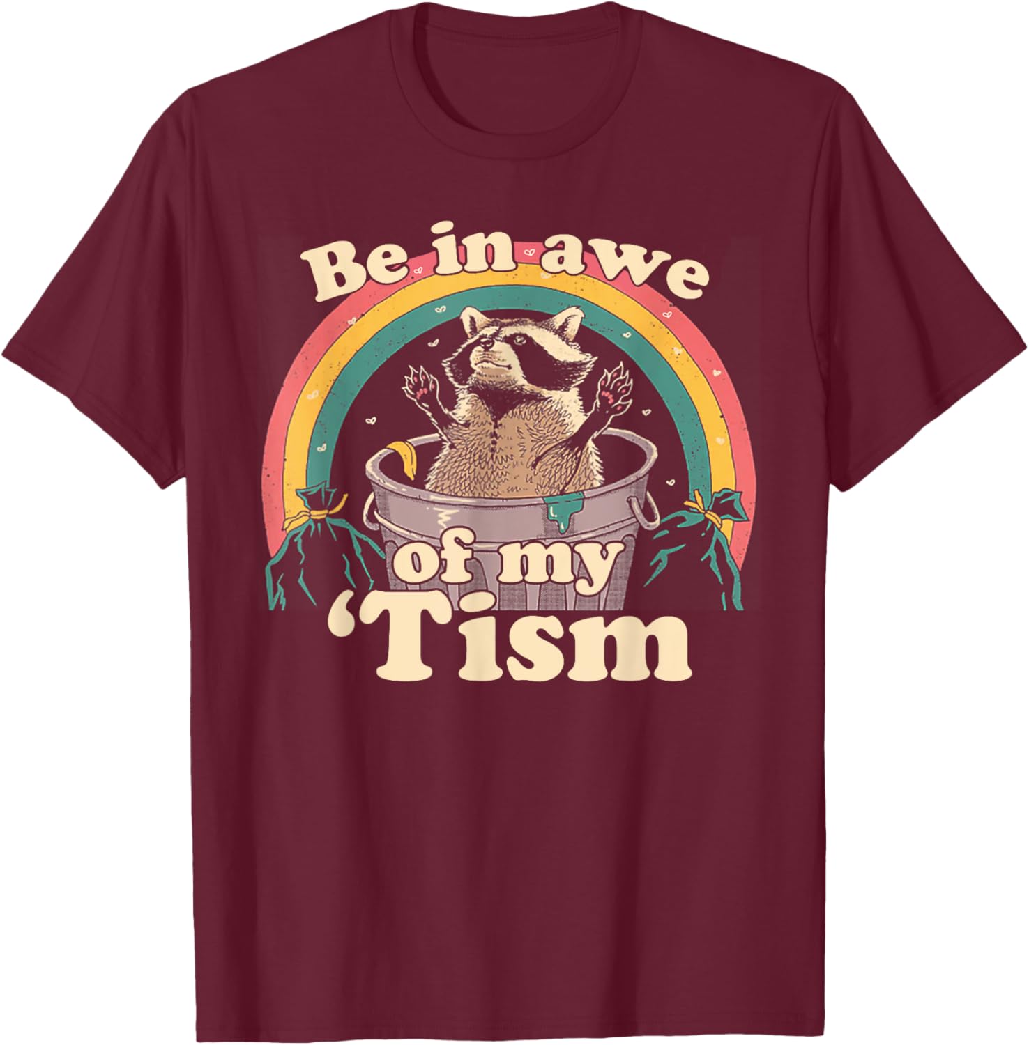 Autism Funny Be In Awe Of My 'Tism Meme Autistic Raccoon