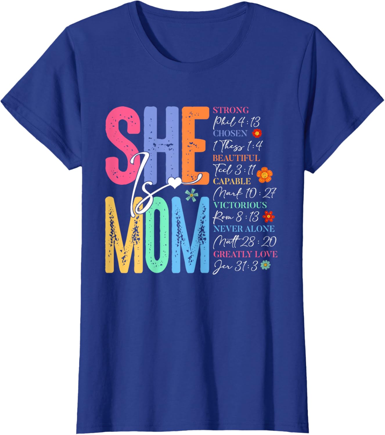 She Is Mom Christian Mother's Day Jesus Mama Religious Women