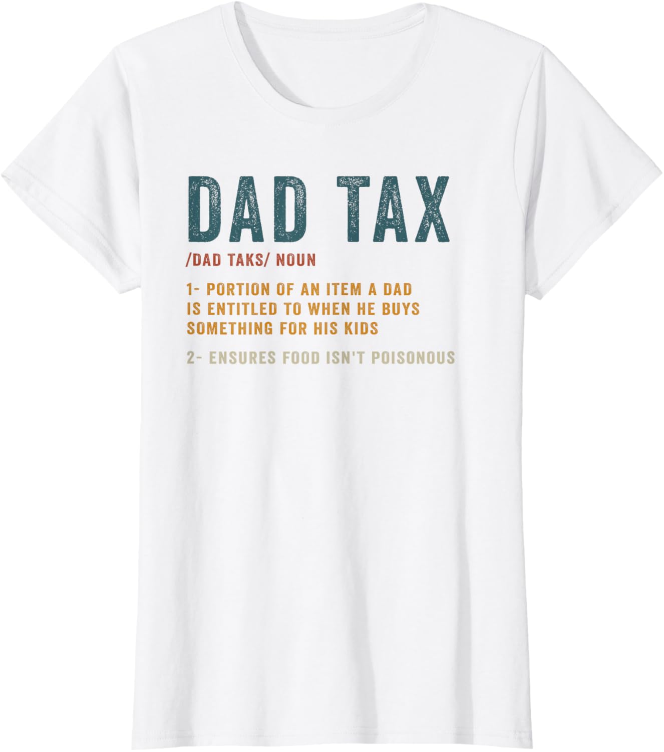 Vintage Dad Tax Definition Men Funny Father's Day