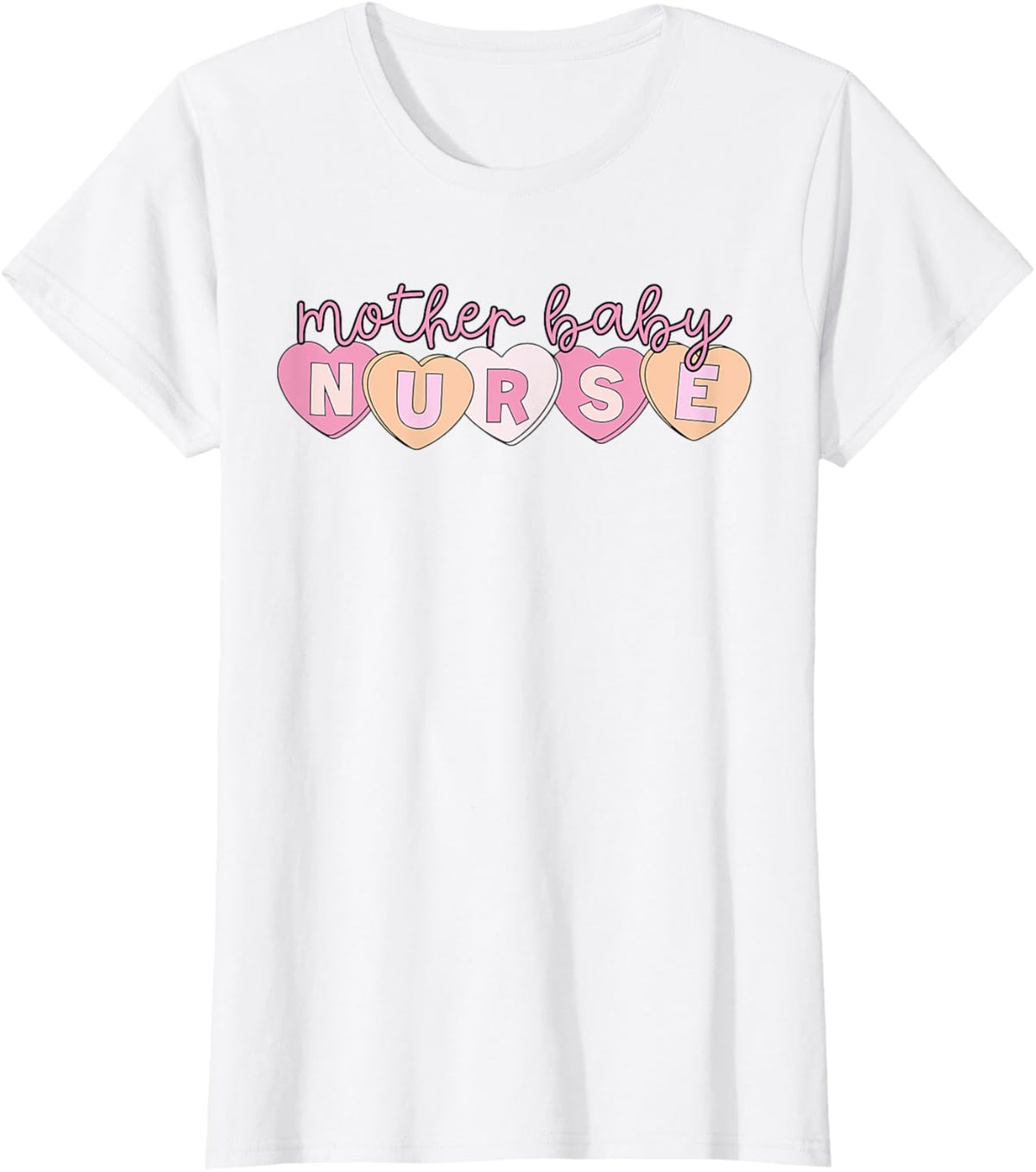 Mother Baby Nurse Hearts Valentine OBGYN Postpartum Nursing