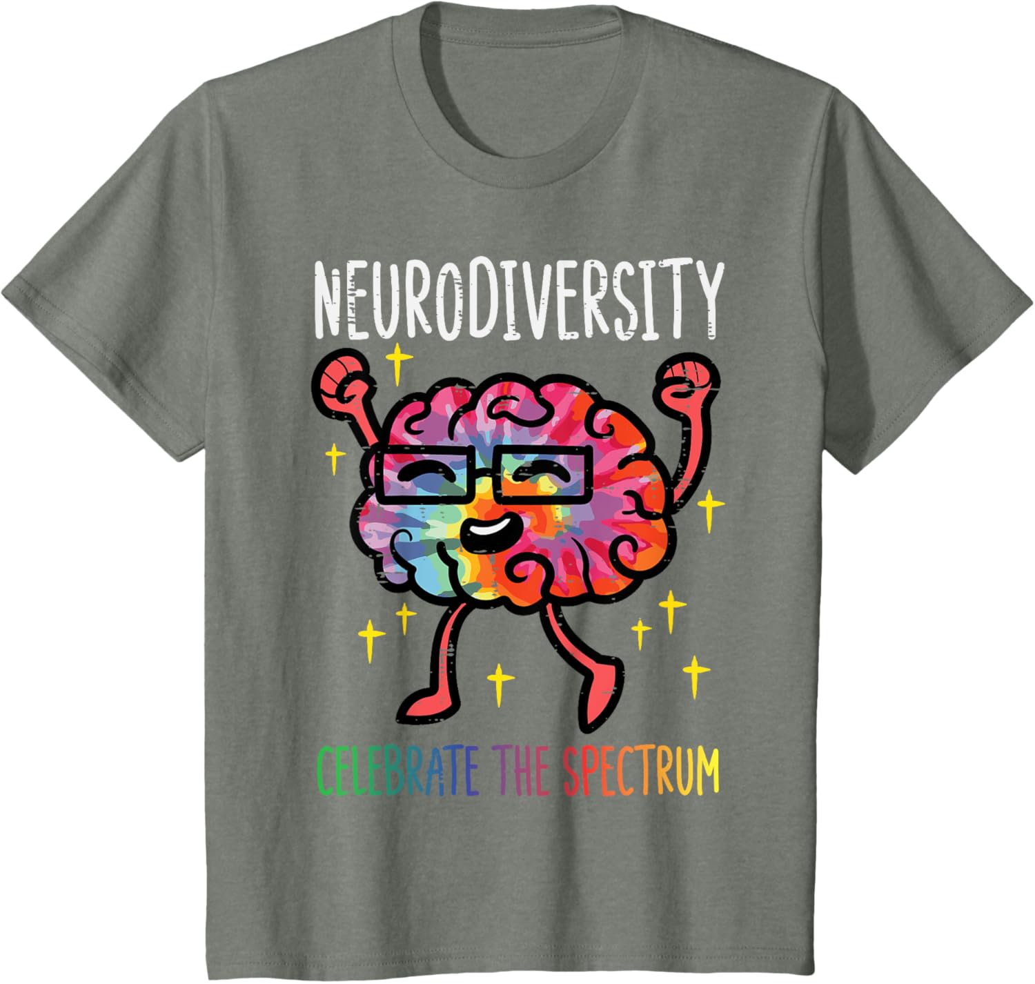 Neurodiversity Brain Autism Awareness ASD ADHD Men Women Kid