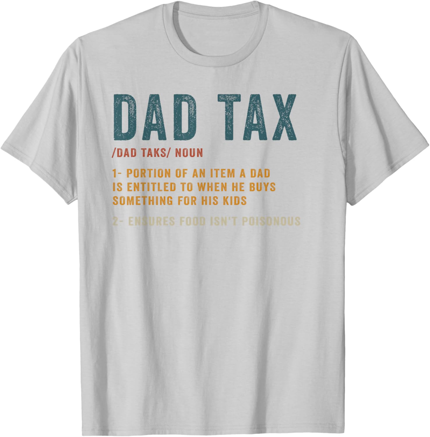 Vintage Dad Tax Definition Men Funny Father's Day