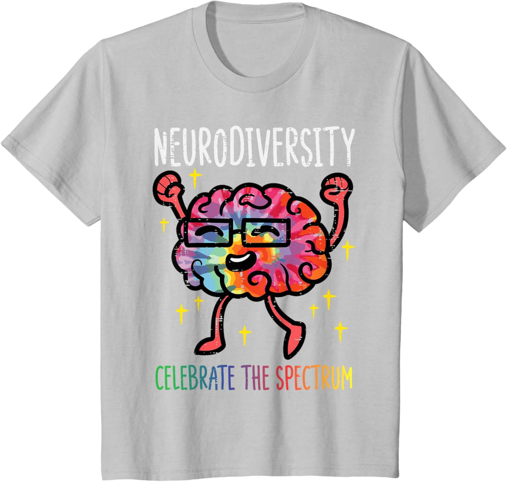 Neurodiversity Brain Autism Awareness ASD ADHD Men Women Kid