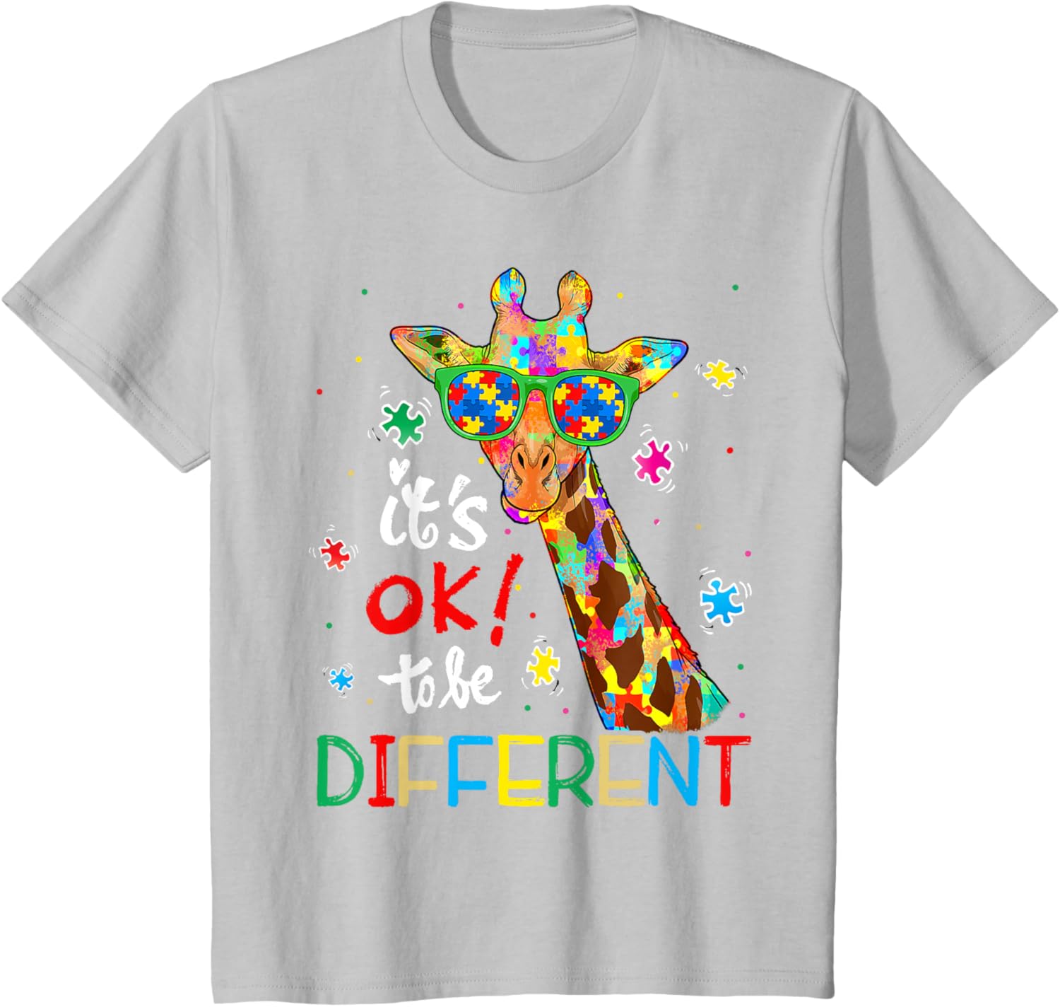 Autism Awareness Acceptance Women Kid Its Ok To Be Different