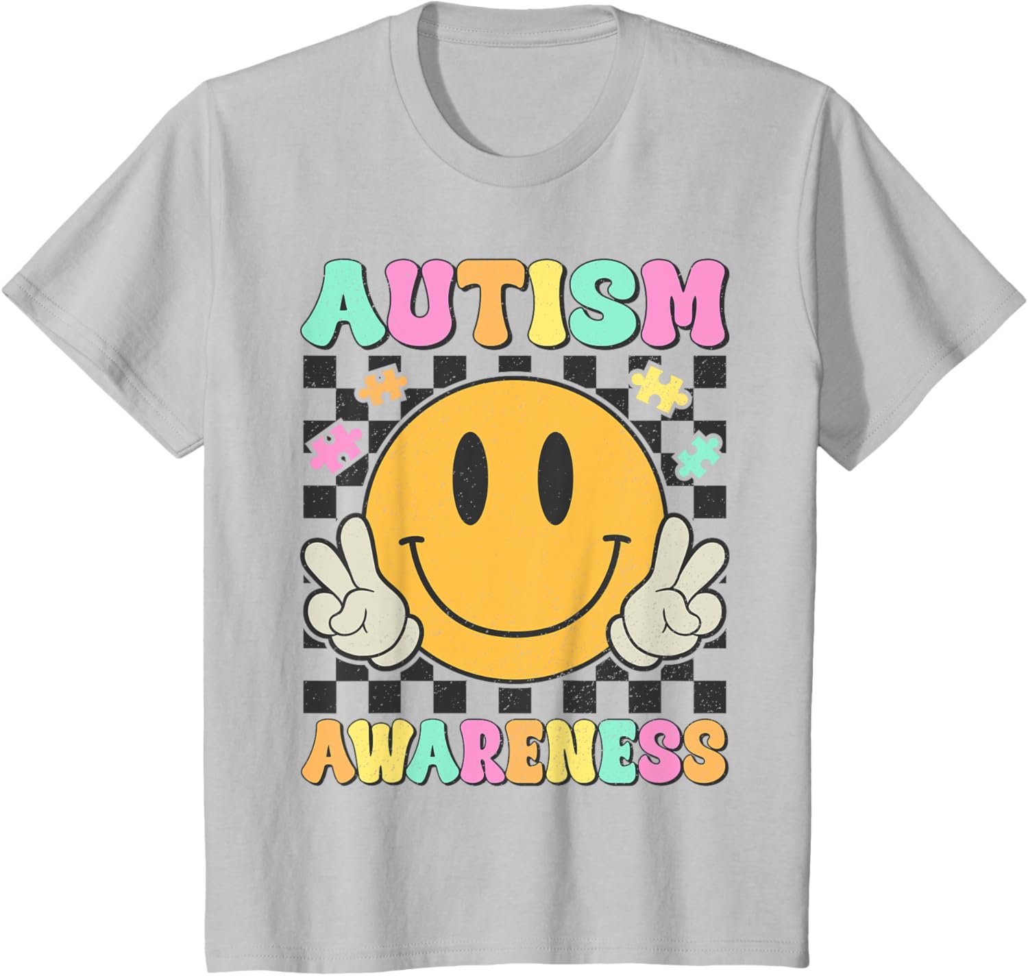 Autism Awareness Kids Men Women Smile Face Autistic Autism