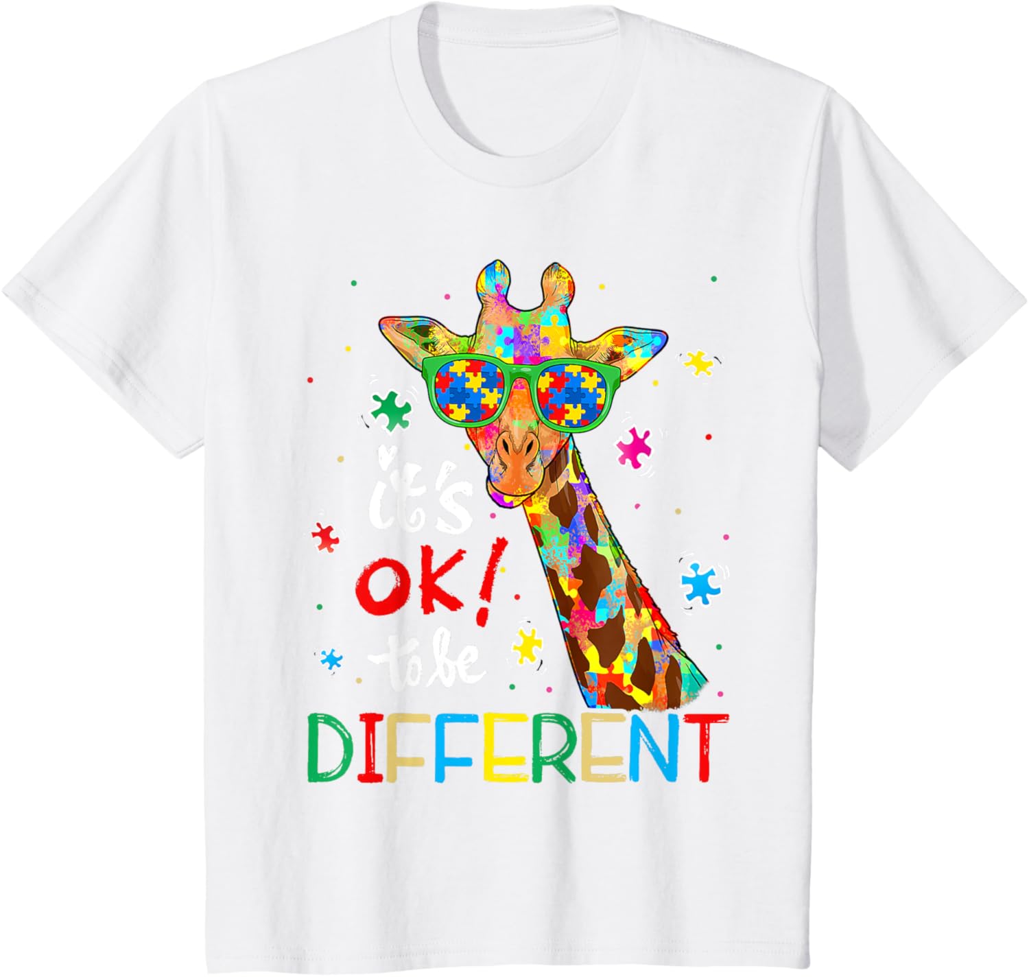 Autism Awareness Acceptance Women Kid Its Ok To Be Different