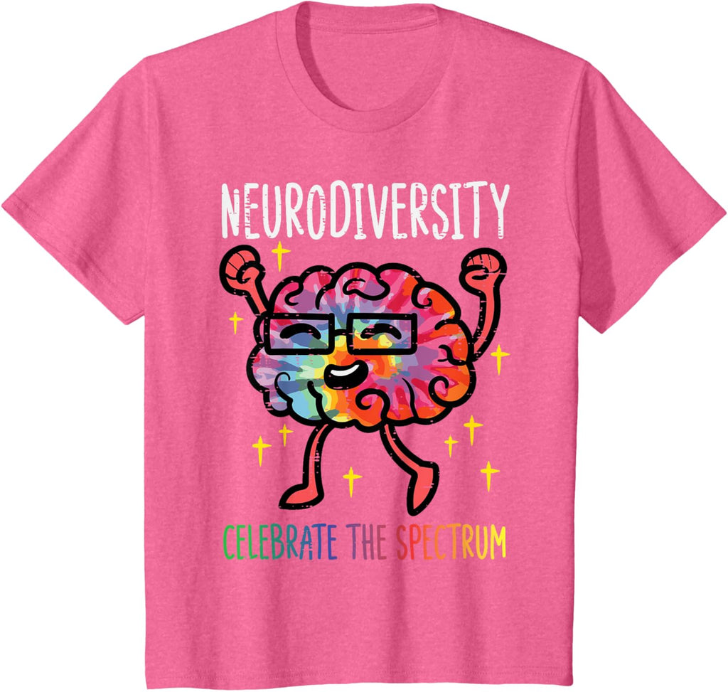 Neurodiversity Brain Autism Awareness ASD ADHD Men Women Kid