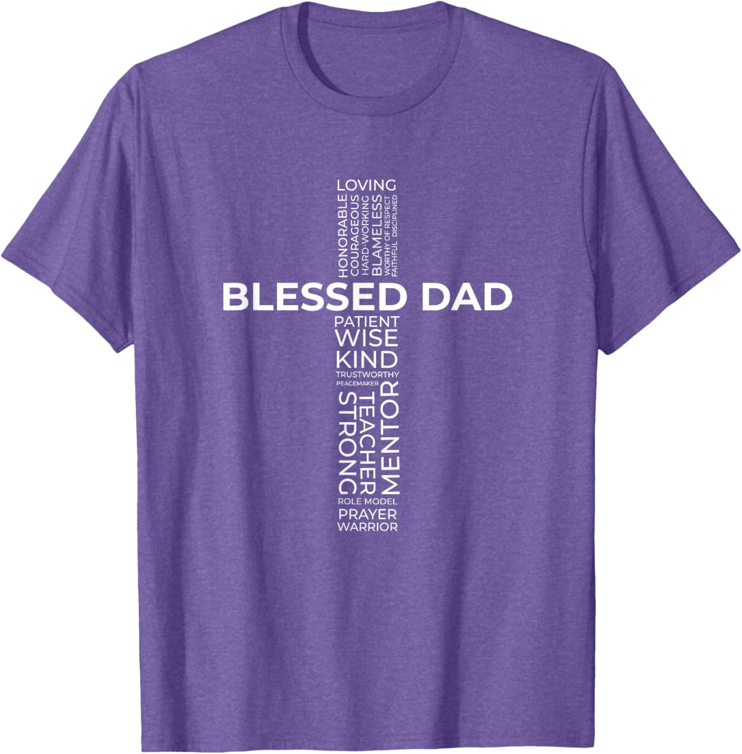 Christian Blessed Dad Cross Father's Day Shirt