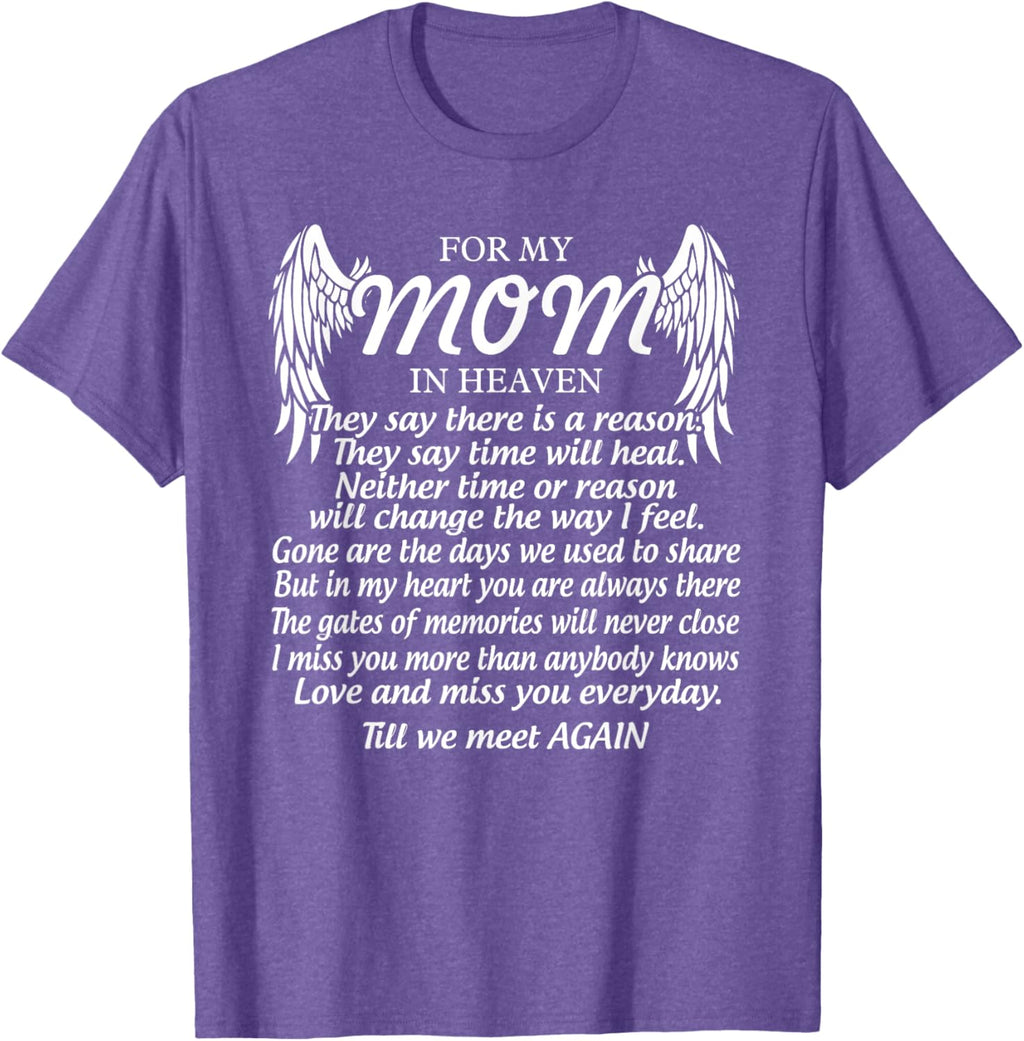 For My Mom In Heaven Love My Mom So Much Missing Mother Day