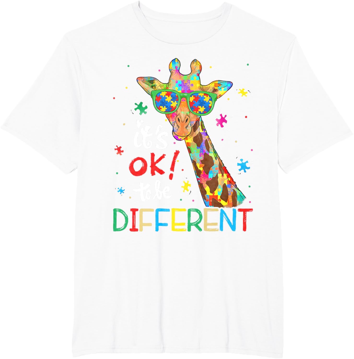 Autism Awareness Acceptance Women Kid Its Ok To Be Different