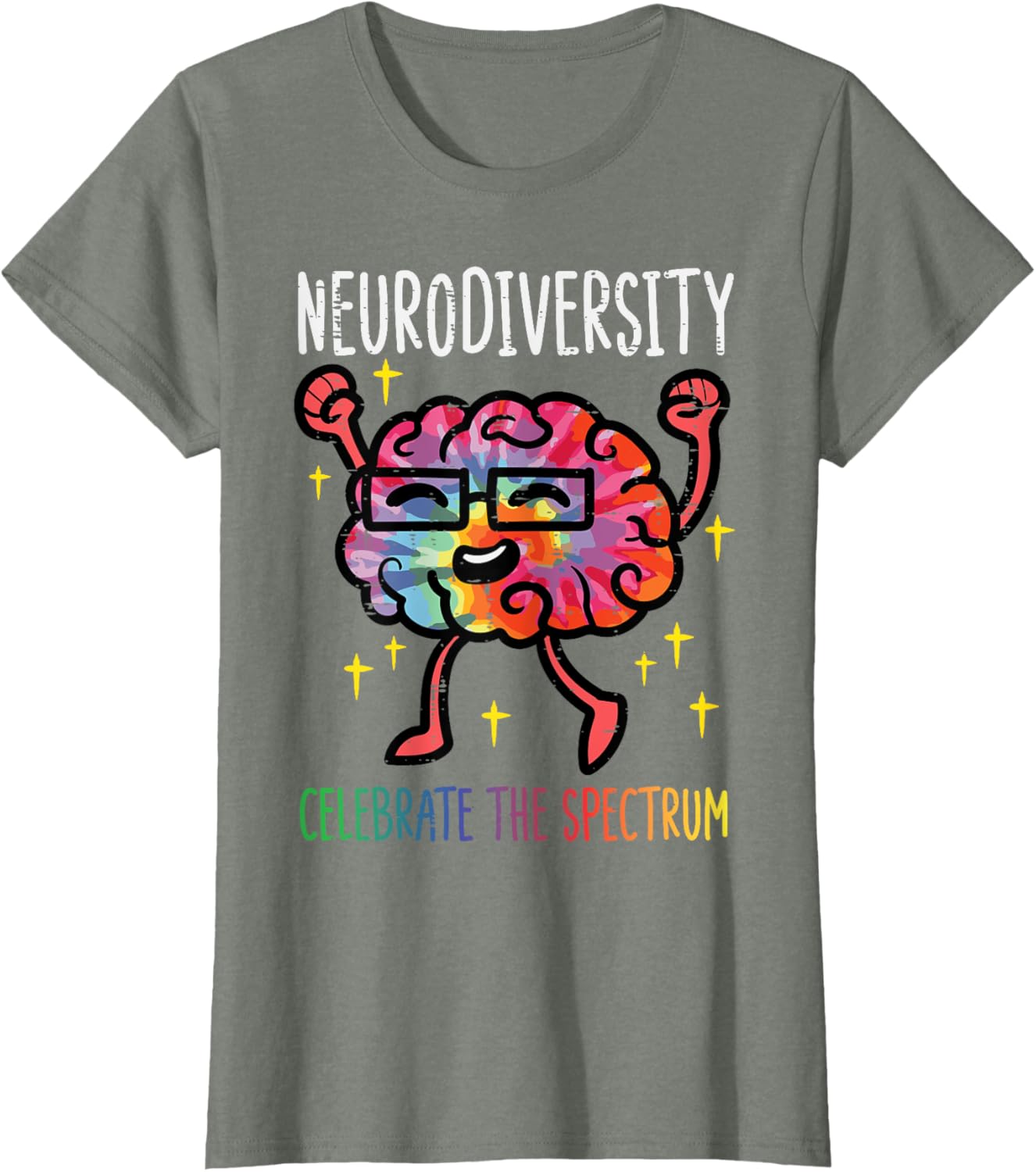 Neurodiversity Brain Autism Awareness ASD ADHD Men Women Kid