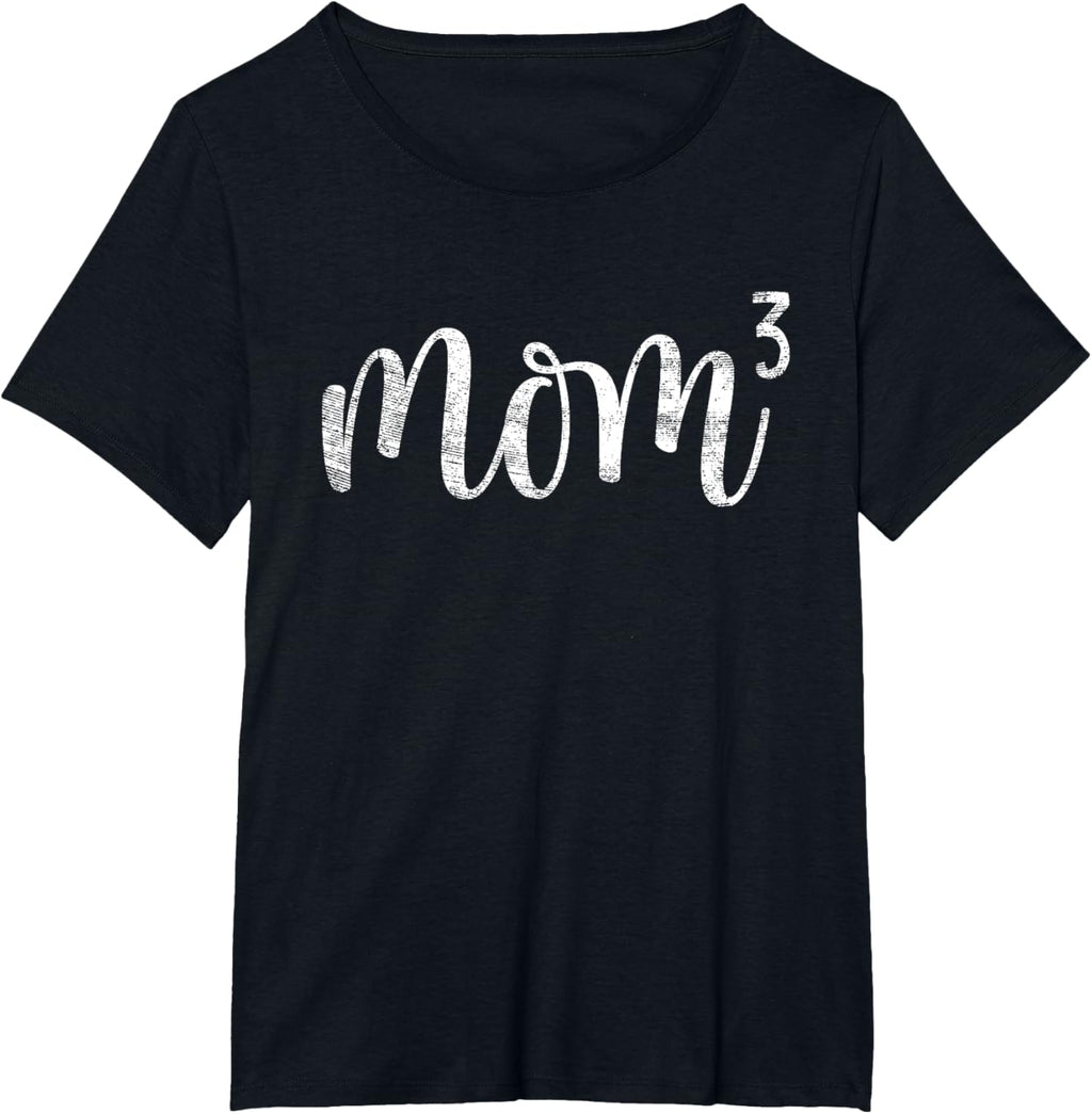 Mom3 Mom Cubed Mother of Three Mama of 3 Gifts Mothers Day