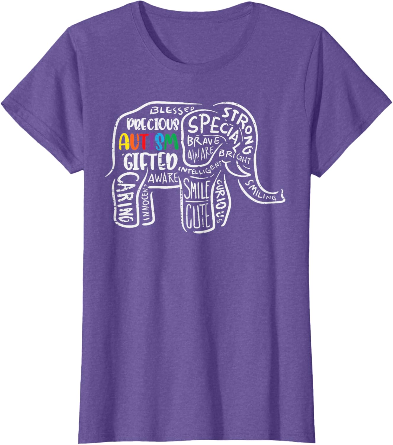 Autism Awareness Elephant Acceptance Autistic Men Women Kids