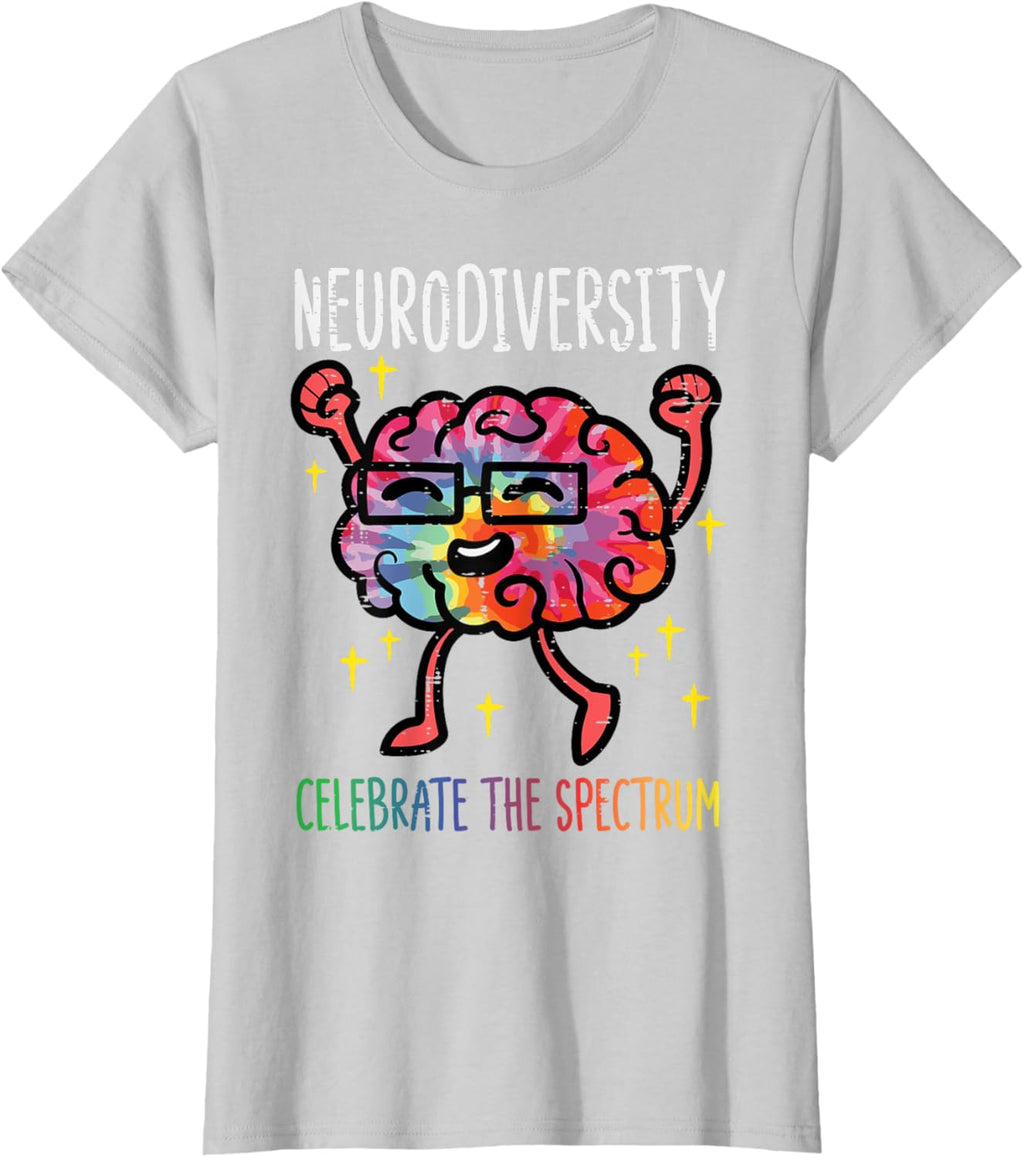 Neurodiversity Brain Autism Awareness ASD ADHD Men Women Kid