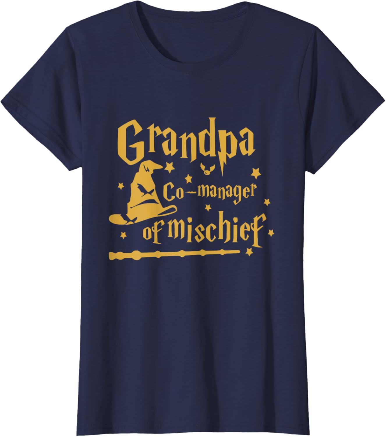 Funny Men Magical Grandpa Manager of Mischief Father's Day
