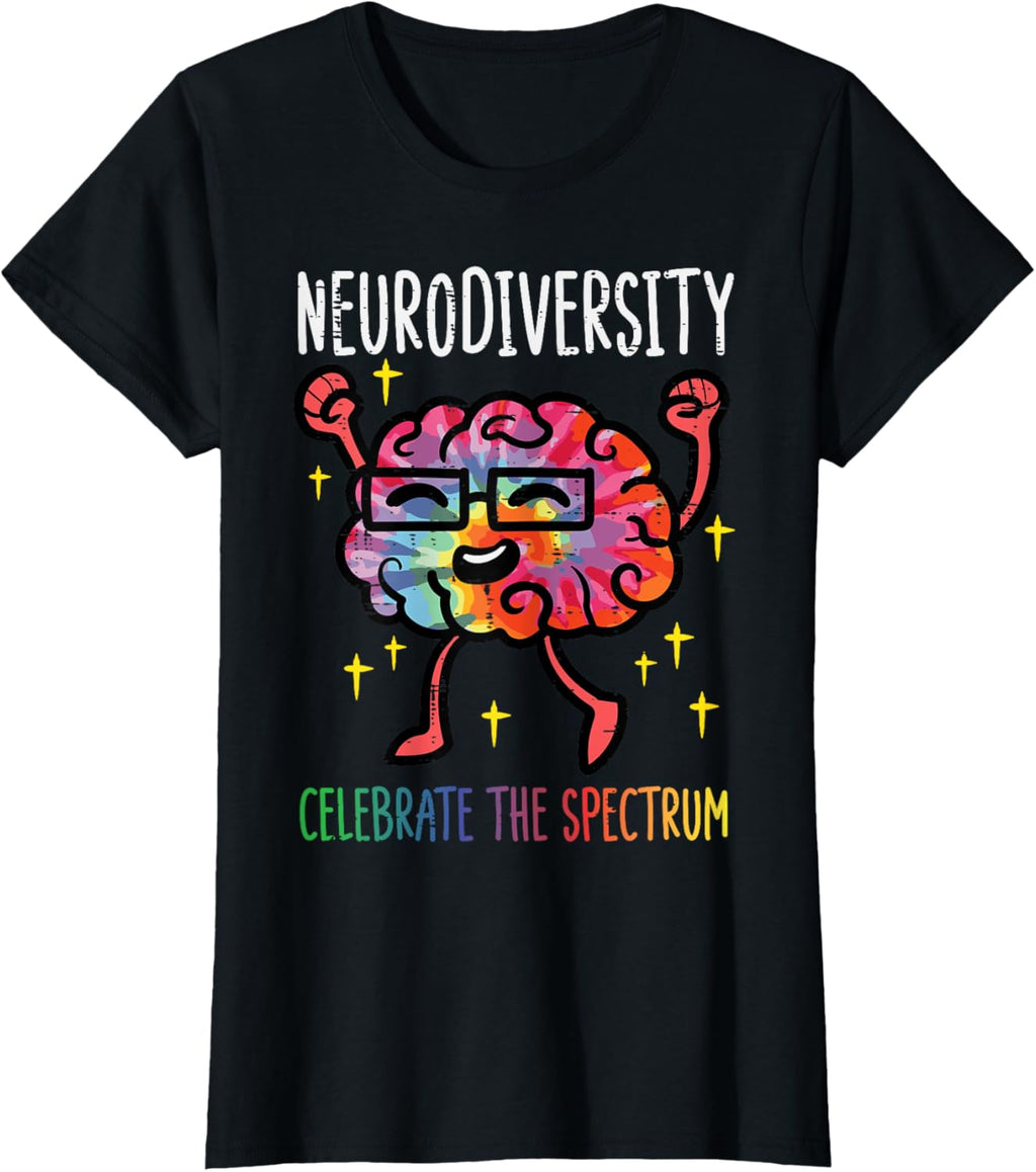 Neurodiversity Brain Autism Awareness ASD ADHD Men Women Kid