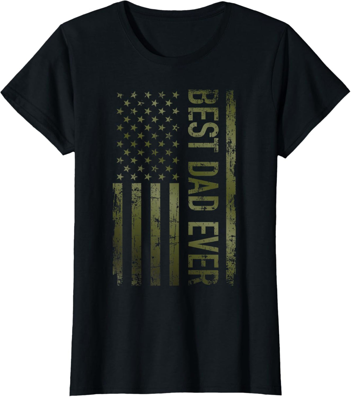Best dad ever american military camouflage flag gift father