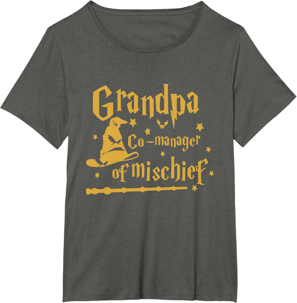 Funny Men Magical Grandpa Manager of Mischief Father's Day