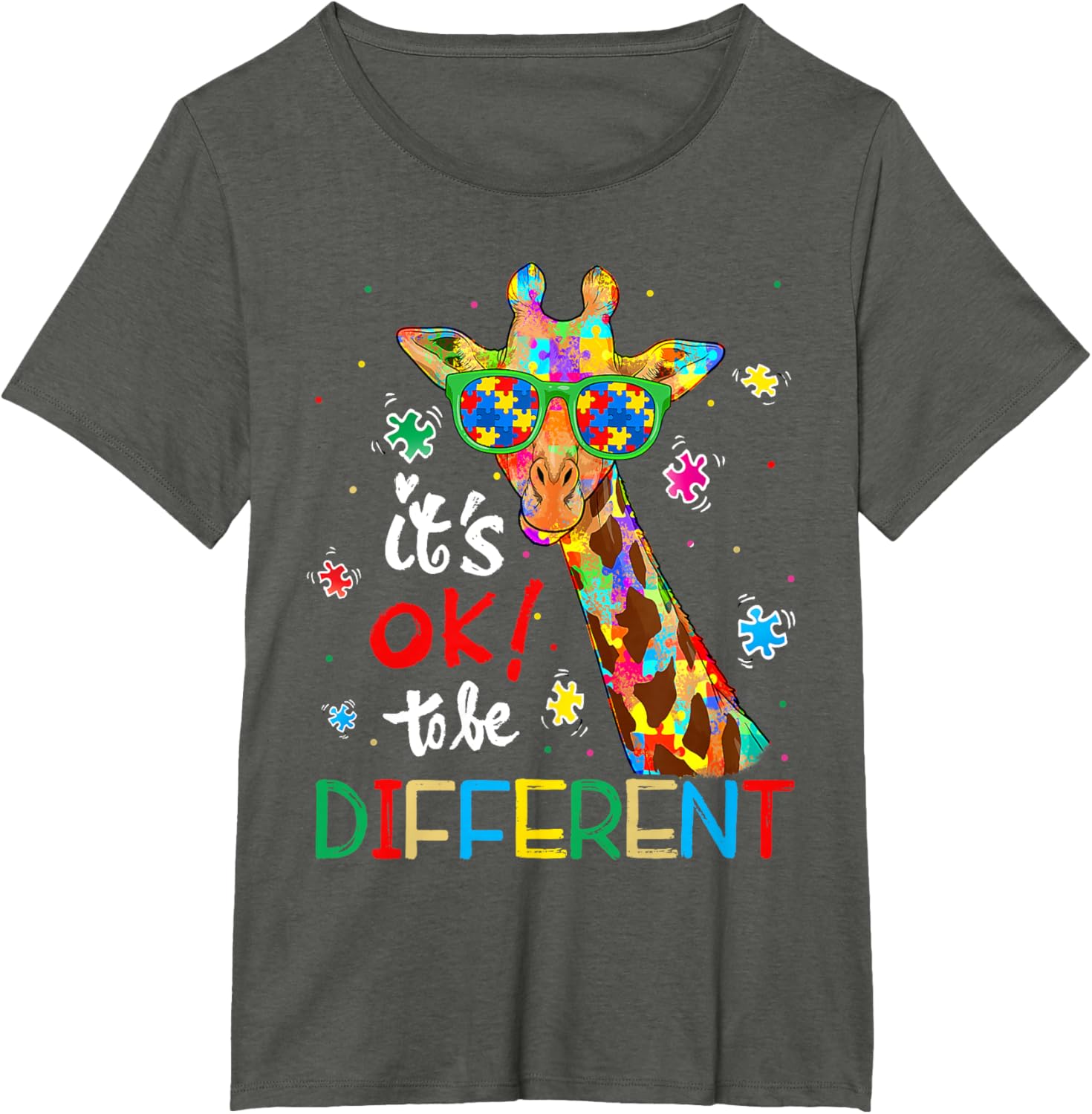 Autism Awareness Acceptance Women Kid Its Ok To Be Different