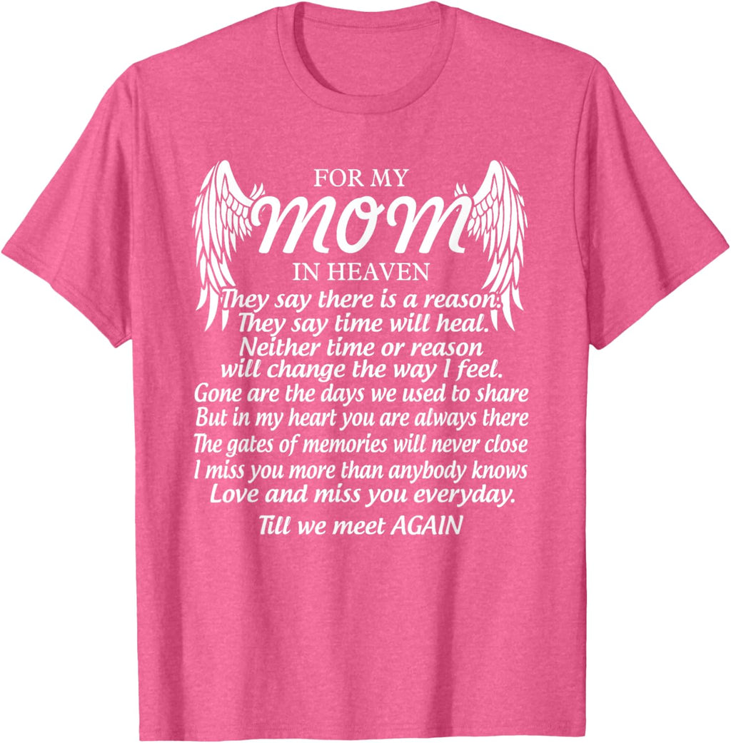 For My Mom In Heaven Love My Mom So Much Missing Mother Day