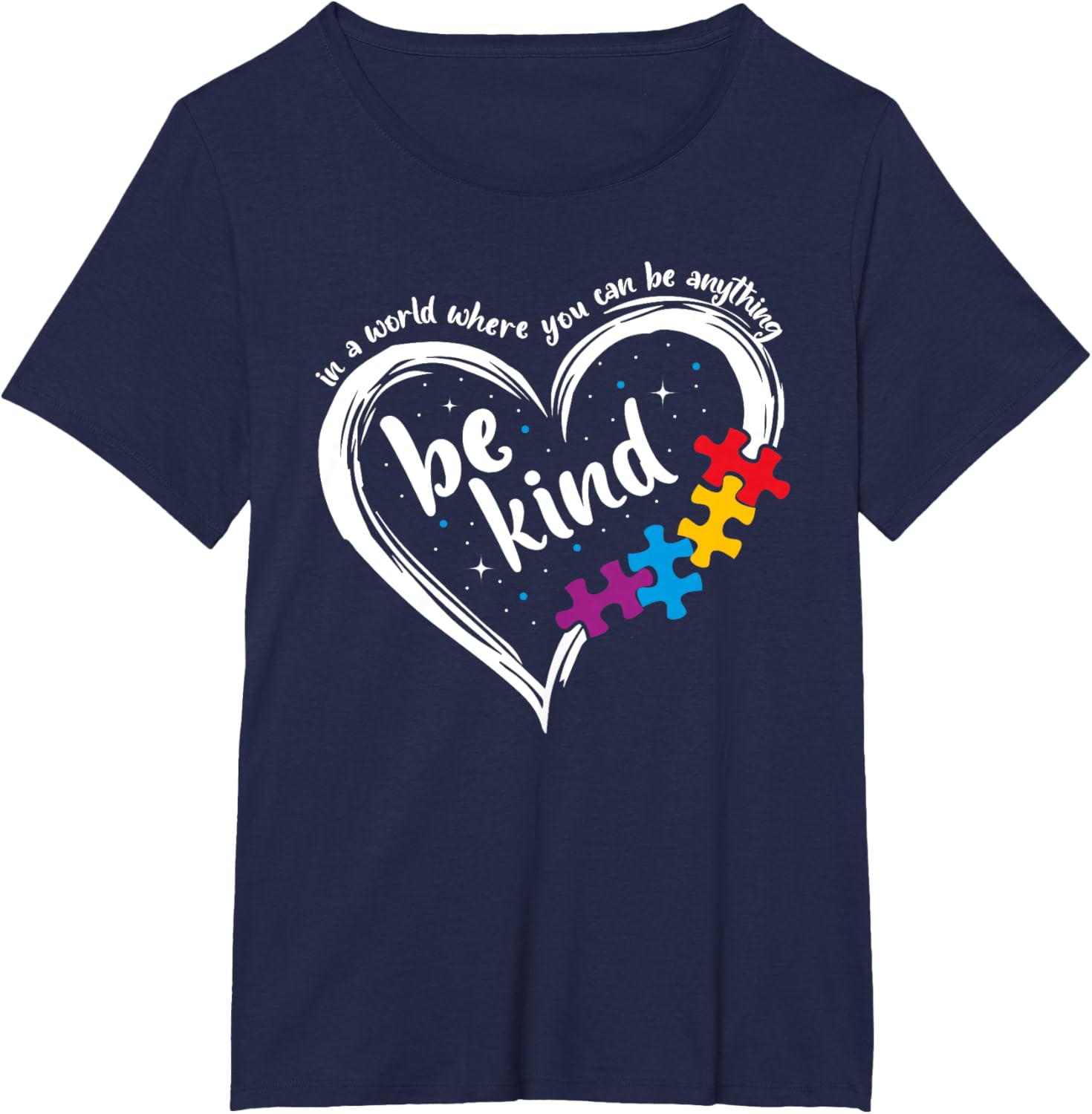 Autism Be Kind Women Blue Be Kind Autism Awareness