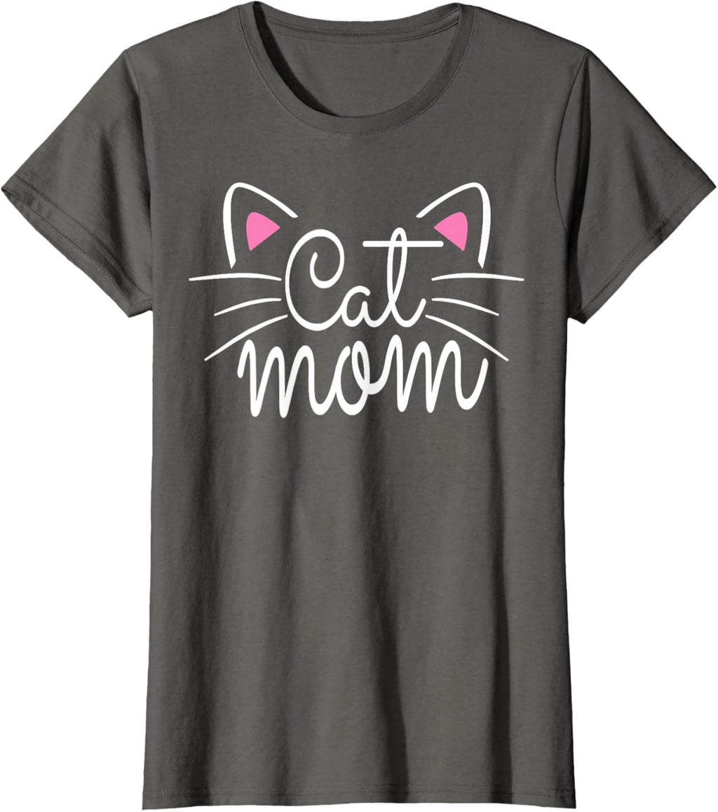 Cat Mom Happy Mothers Day For Cat Lovers Family Matching Mother Shirt