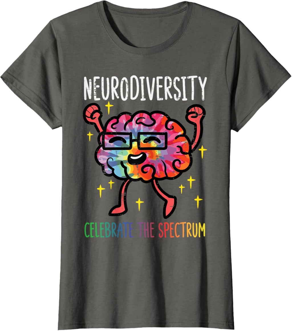 Neurodiversity Brain Autism Awareness ASD ADHD Men Women Kid