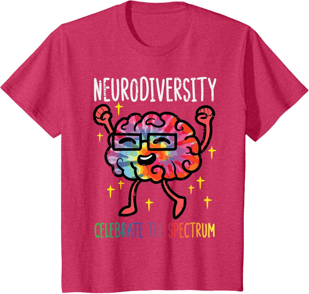 Neurodiversity Brain Autism Awareness ASD ADHD Men Women Kid