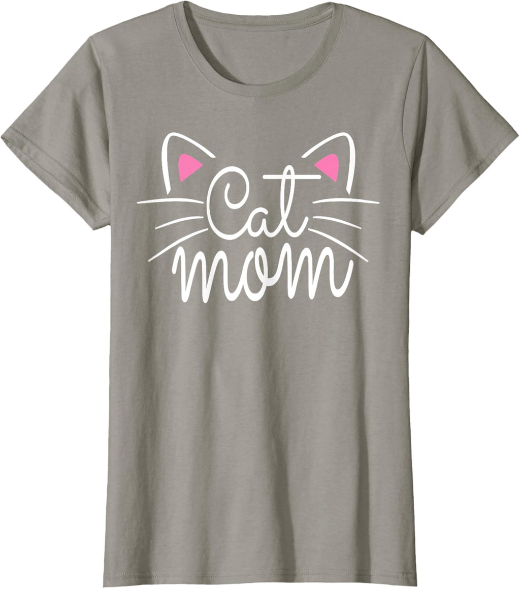 Cat Mom Happy Mothers Day For Cat Lovers Family Matching Mother Shirt