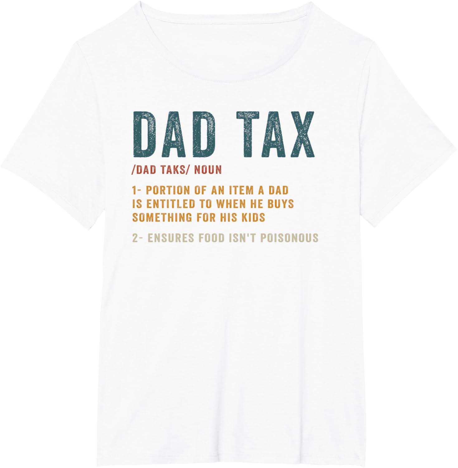 Vintage Dad Tax Definition Men Funny Father's Day