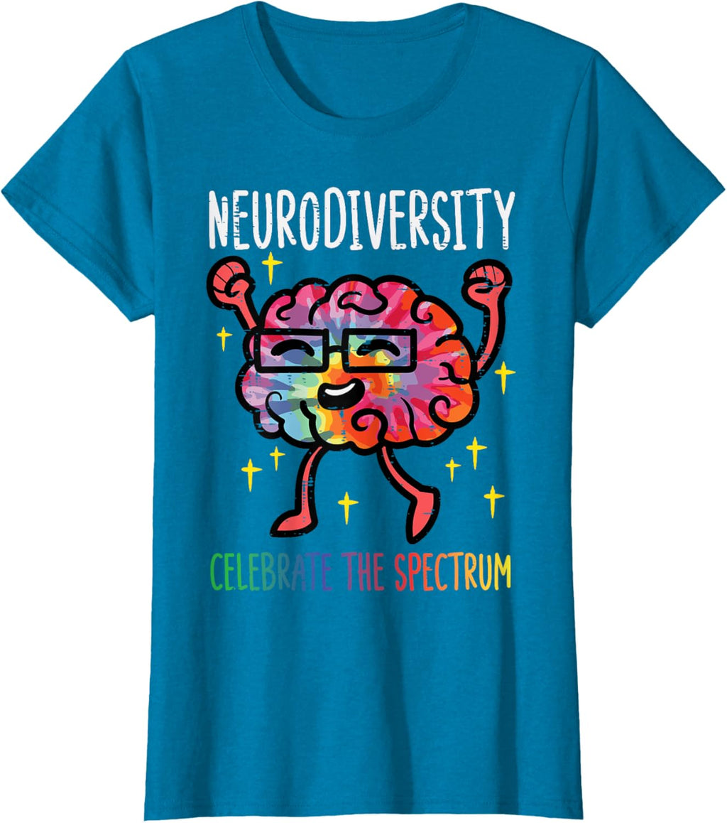 Neurodiversity Brain Autism Awareness ASD ADHD Men Women Kid