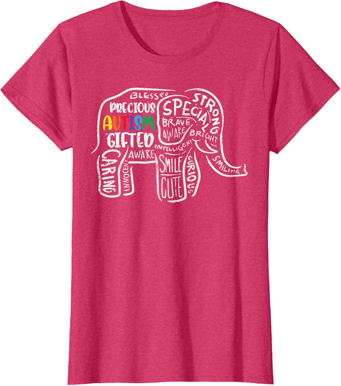 Autism Awareness Elephant Acceptance Autistic Men Women Kids