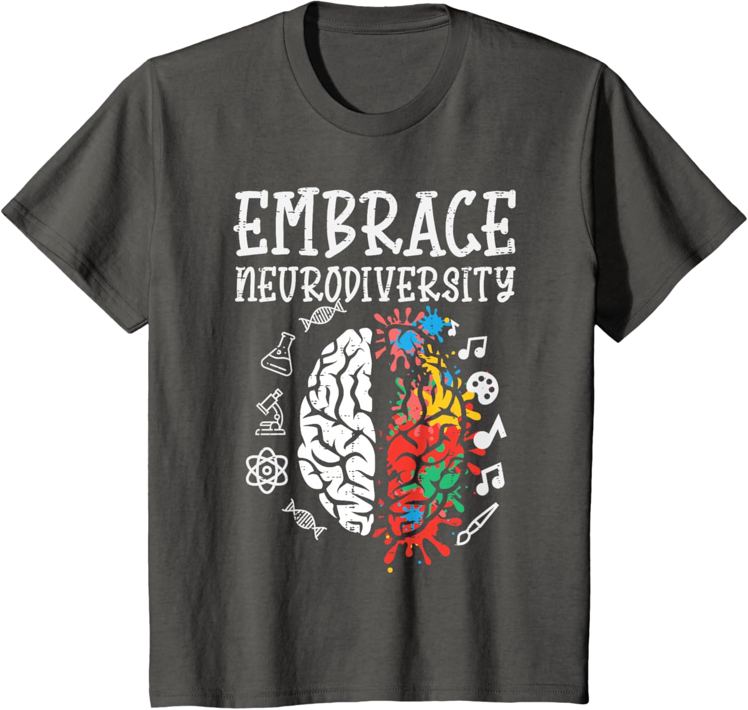 Embrace Neurodiversity Autism Awareness ASD Men Women Kids