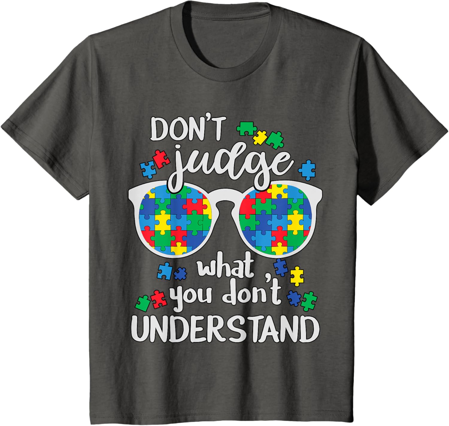 Don't Judge Understand Love Autistic Kids Autism Awareness