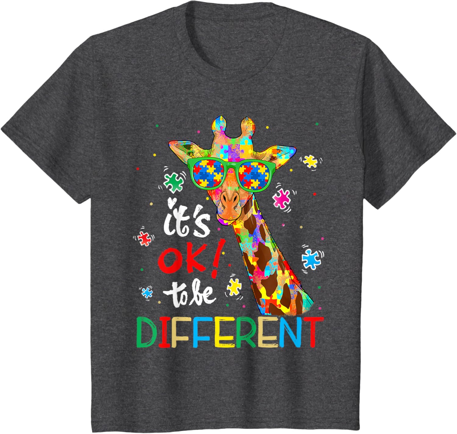 Autism Awareness Acceptance Women Kid Its Ok To Be Different