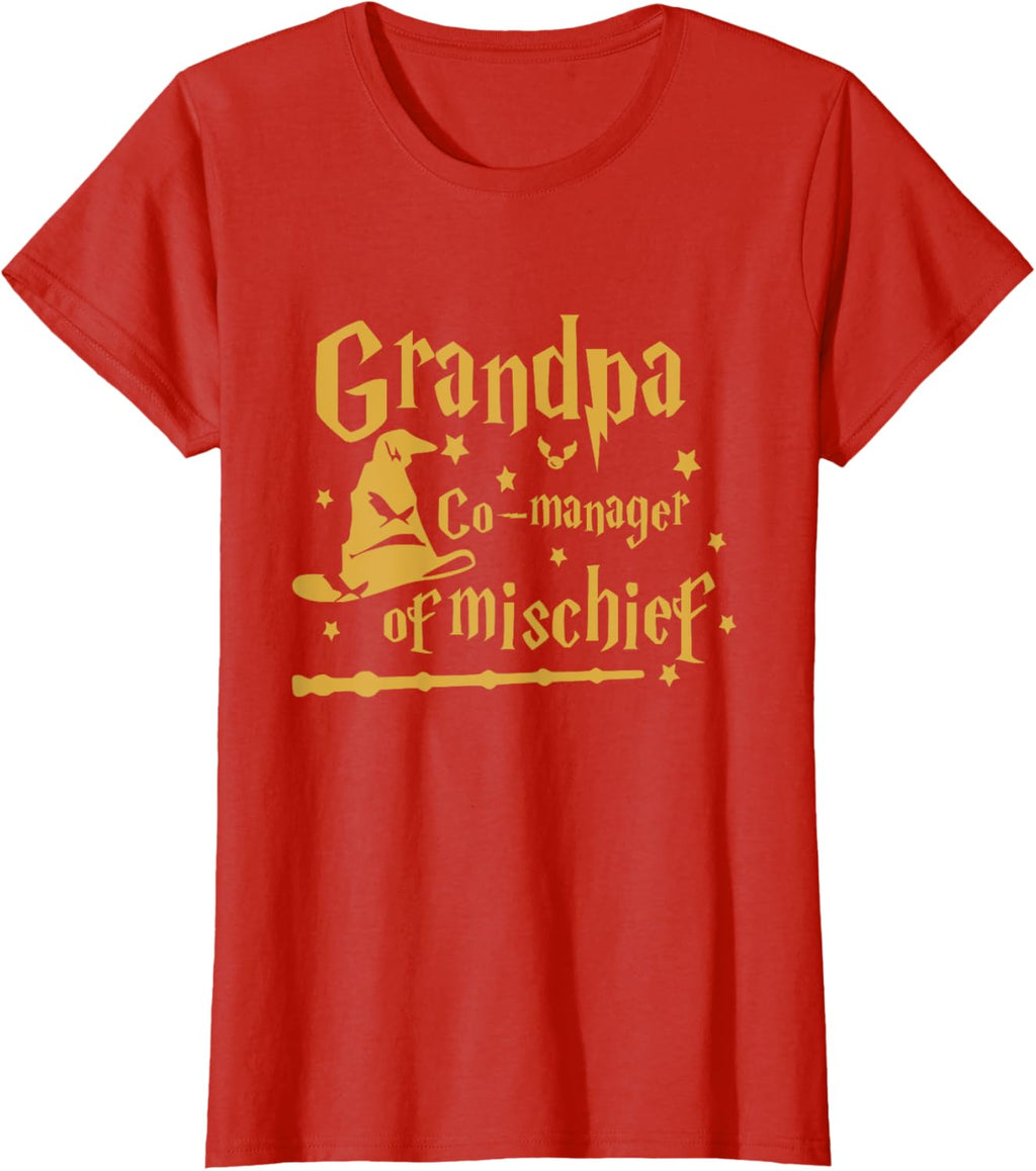 Funny Men Magical Grandpa Manager of Mischief Father's Day