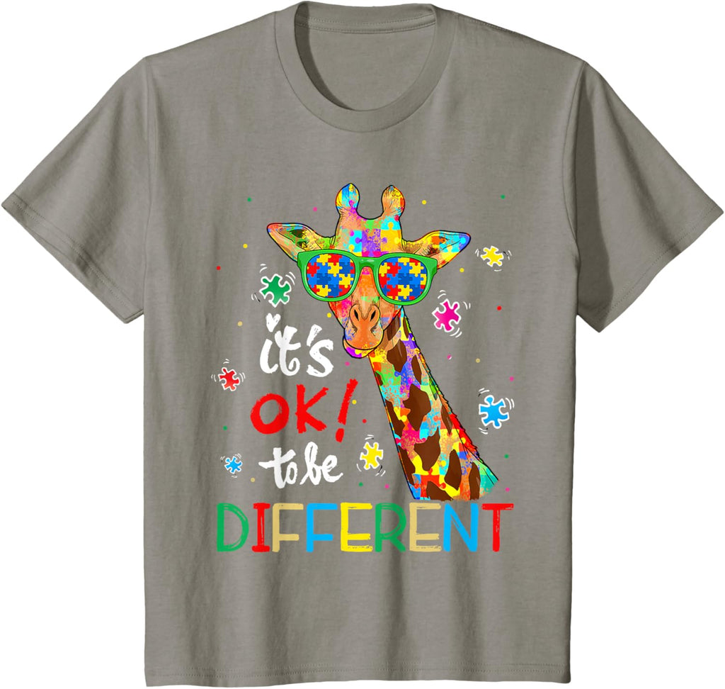 Autism Awareness Acceptance Women Kid Its Ok To Be Different