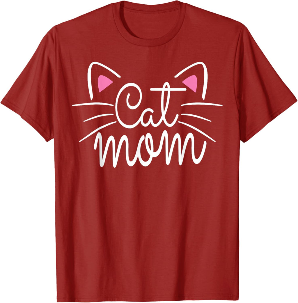 Cat Mom Happy Mothers Day For Cat Lovers Family Matching Mother Shirt