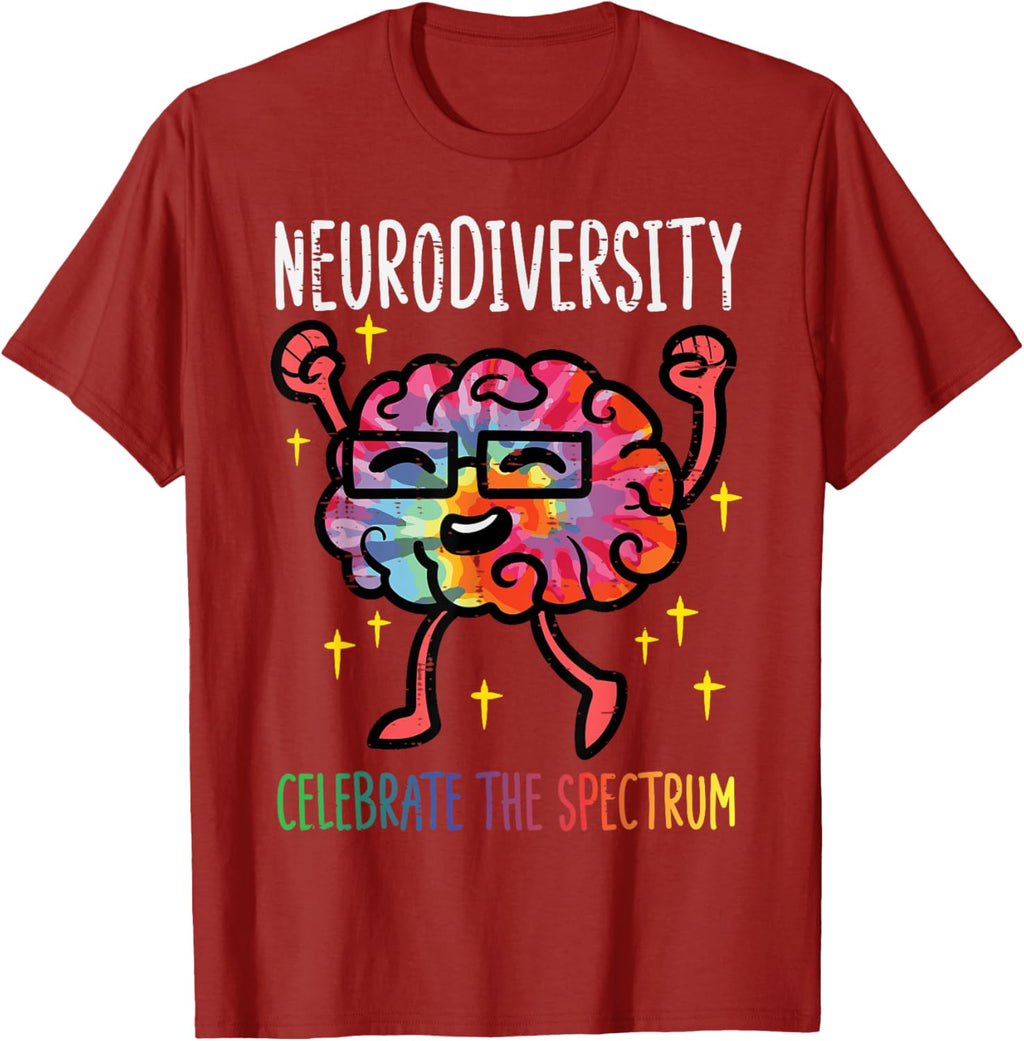 Neurodiversity Brain Autism Awareness ASD ADHD Men Women Kid
