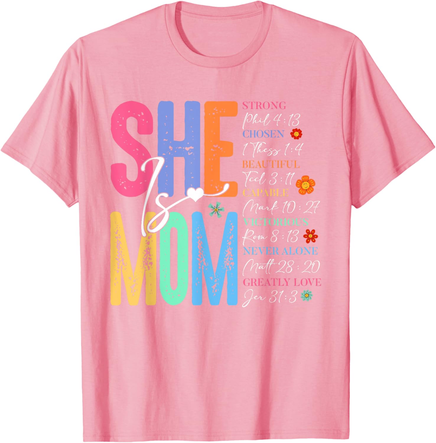 She Is Mom Christian Mother's Day Jesus Mama Religious Women