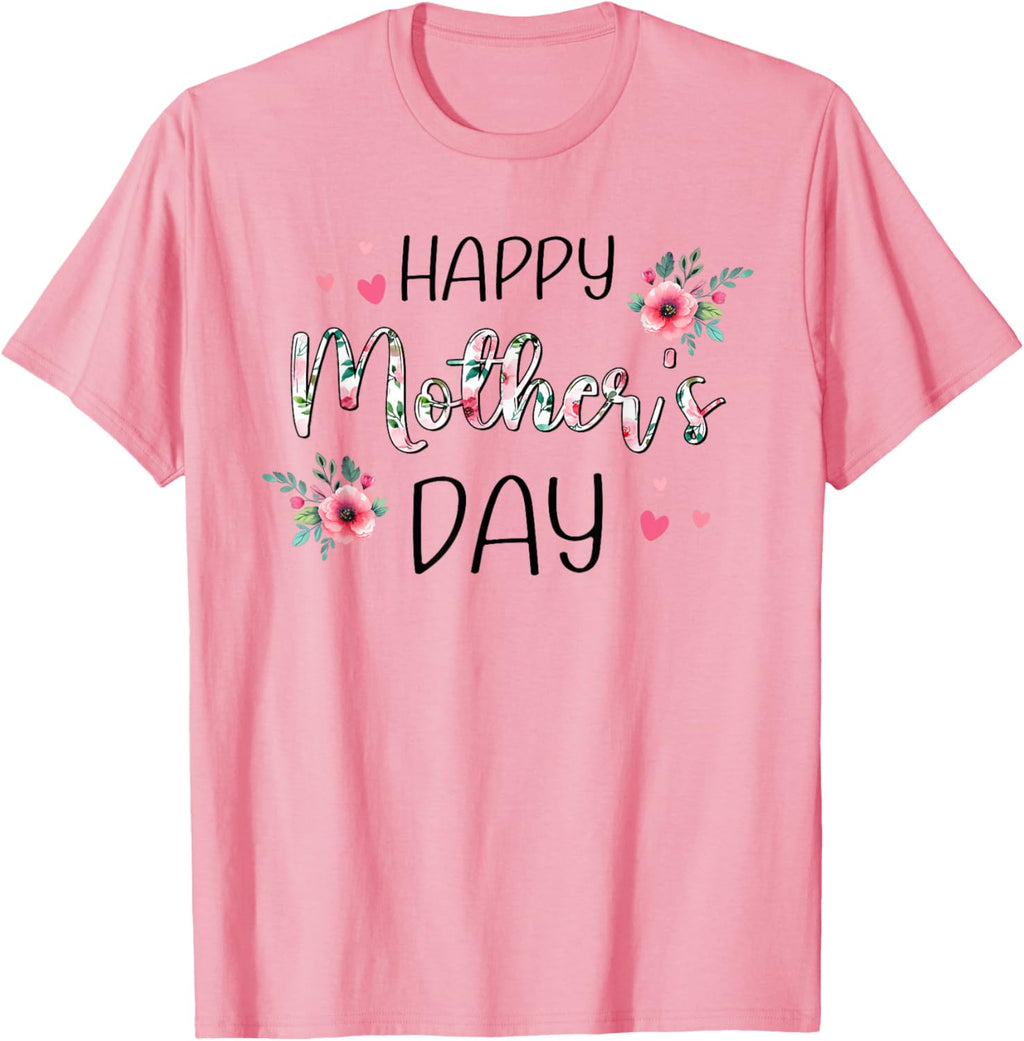 Happy Mothers Day Shirts for Women, Mom Tshirt Grandma Gift Mother Shirt